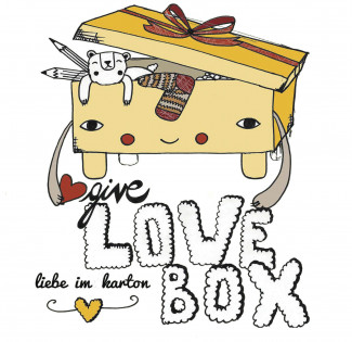 Logo Liebe im Karton