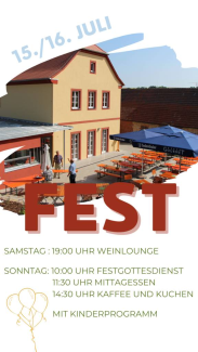 Einladung zum Gemeinde-Haus-Fest